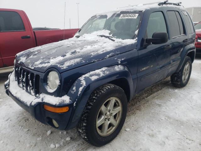 1J4GL58K83W521472 - 2003 JEEP LIBERTY LIMITED BLUE photo 1