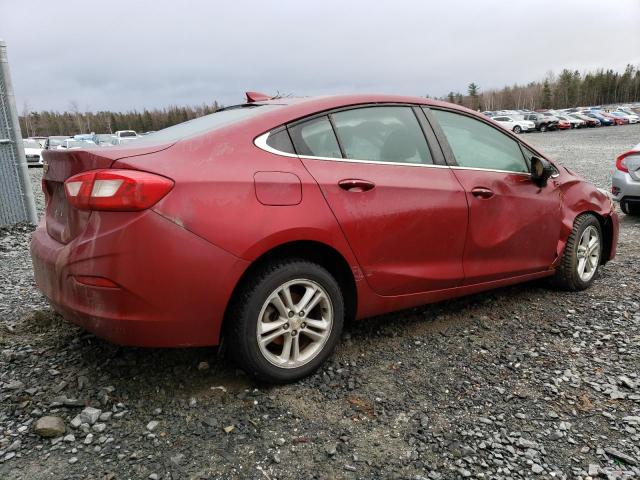 3G1BE5SM1HS537349 - 2017 CHEVROLET CRUZE LT BURGUNDY photo 3