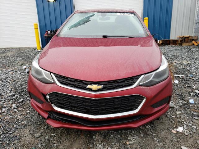 3G1BE5SM1HS537349 - 2017 CHEVROLET CRUZE LT BURGUNDY photo 5