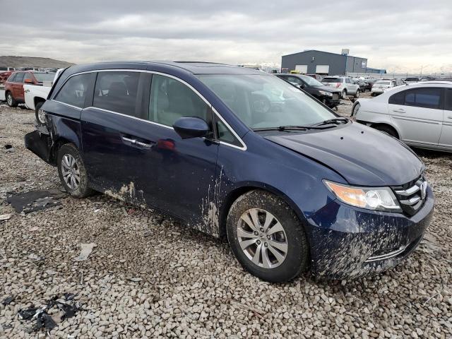 5FNRL5H63EB057208 - 2014 HONDA ODYSSEY EXL BLUE photo 4