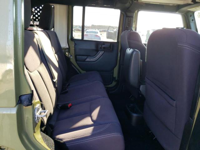 1C4BJWEG8DL611915 - 2013 JEEP WRANGLER U SAHARA GREEN photo 10