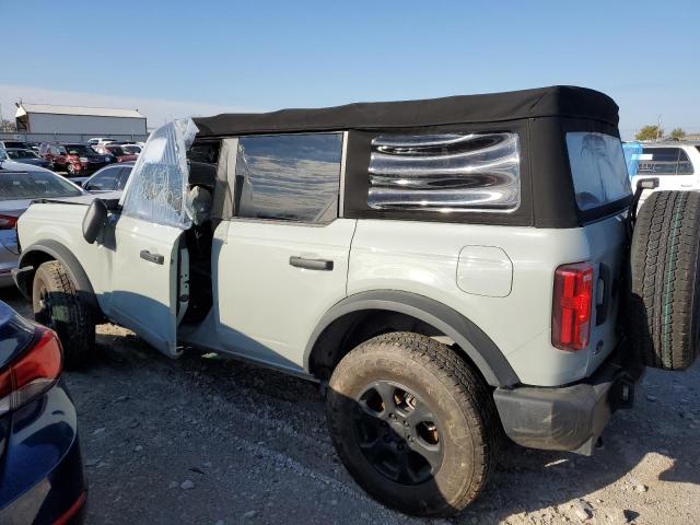 1FMDE5BH3MLA84379 - 2021 FORD BRONCO BASE GRAY photo 2