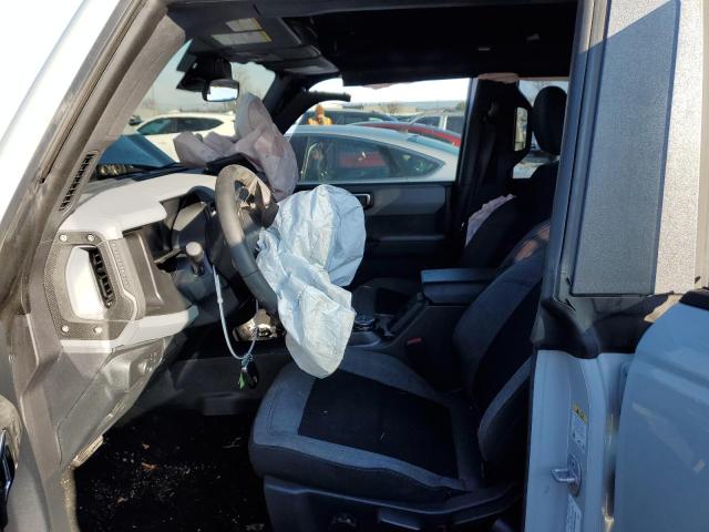 1FMDE5BH3MLA84379 - 2021 FORD BRONCO BASE GRAY photo 7