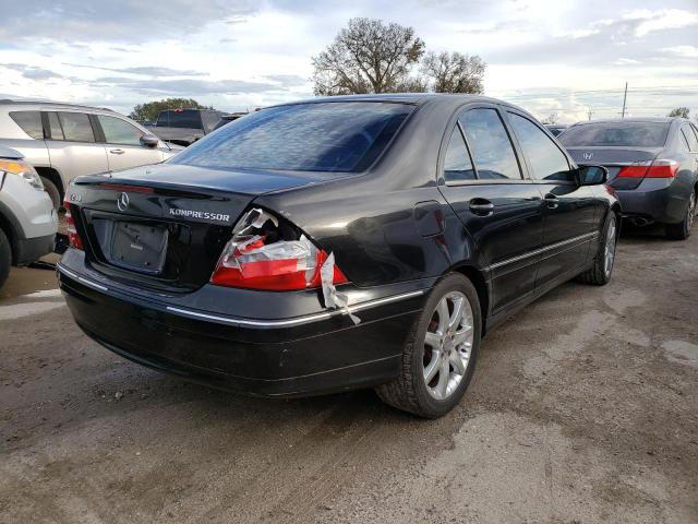 WDBRF40J23F438735 - 2003 MERCEDES-BENZ C 230K SPORT SEDAN BLACK photo 3