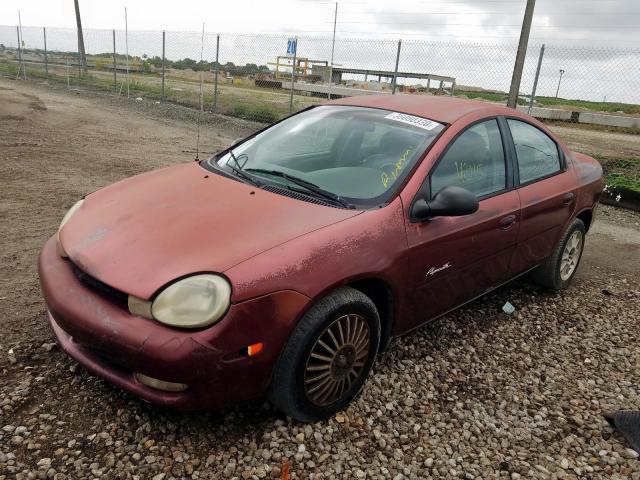 1P3ES46C31D132298 - 2001 PLYMOUTH NEON BASE  照片 2