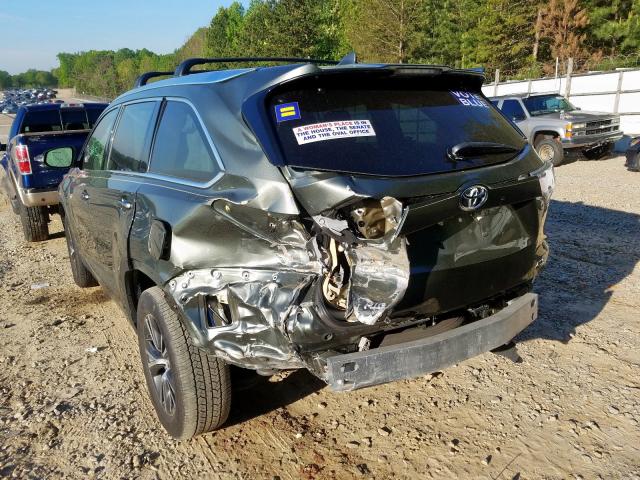 5TDKKRFH6GS120400 - 2016 TOYOTA HIGHLANDER XLE  photo 3