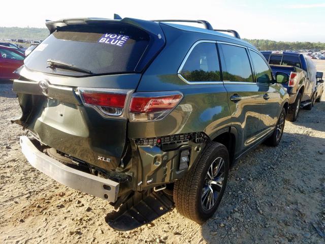 5TDKKRFH6GS120400 - 2016 TOYOTA HIGHLANDER XLE  photo 4