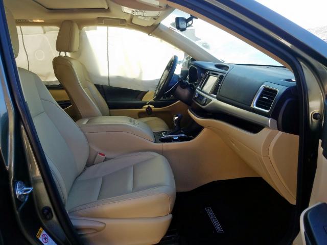5TDKKRFH6GS120400 - 2016 TOYOTA HIGHLANDER XLE  ფოტო 5