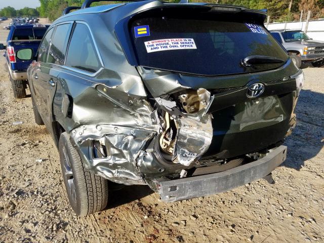 5TDKKRFH6GS120400 - 2016 TOYOTA HIGHLANDER XLE  ფოტო 9