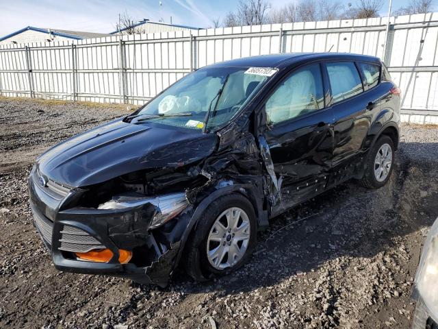 1FMCU0F70EUC63977 - 2014 FORD ESCAPE S BLACK photo 1