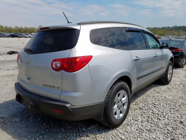 1GNKVEED5CJ152865 - 2012 CHEVROLET TRAVERSE LS  photo 4