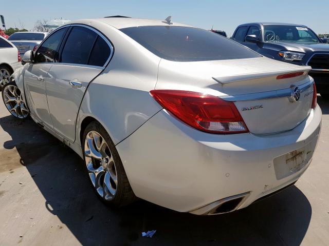 2G4GV5GV3C9134568 - 2012 BUICK REGAL GS  photo 3