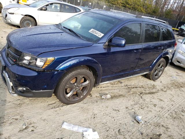 3C4PDDGG1JT450063 - 2018 DODGE JOURNEY CROSSROAD BLUE photo 1