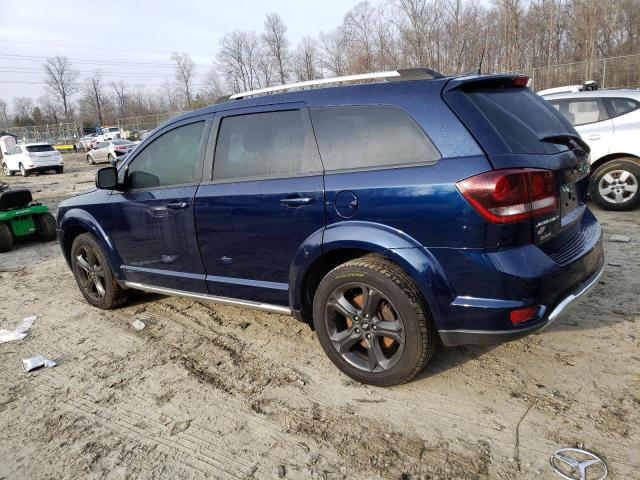 3C4PDDGG1JT450063 - 2018 DODGE JOURNEY CROSSROAD BLUE photo 2