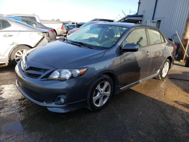 2T1BU4EEXDC119131 - 2013 TOYOTA COROLLA BASE CHARCOAL photo 1