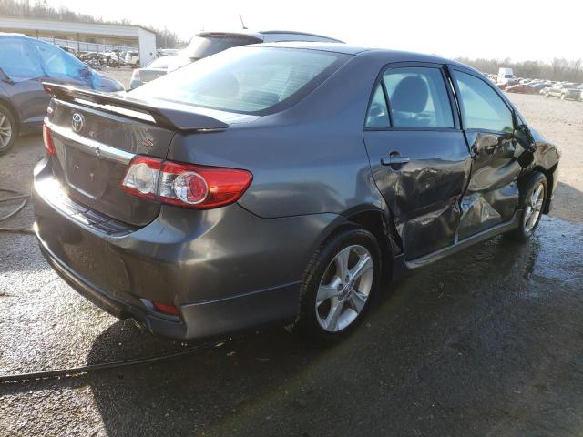 2T1BU4EEXDC119131 - 2013 TOYOTA COROLLA BASE CHARCOAL photo 3