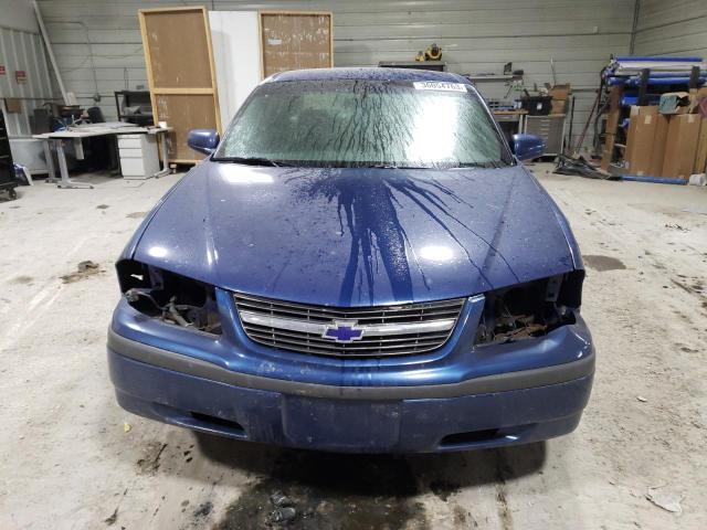 2G1WF52EX39277563 - 2003 CHEVROLET IMPALA BLUE photo 5