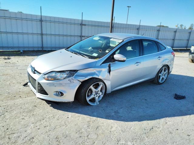 1FADP3J24EL117543 - 2014 FORD FOCUS TITANIUM GRAY photo 1