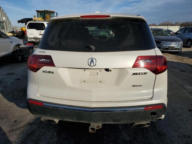 2HNYD2H36CH531876 - 2012 ACURA MDX TECHNOLOGY WHITE photo 6