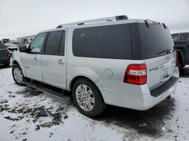 1FMJK2A59BEF16797 - 2011 FORD EXPEDITION EL LIMITED SILVER photo 2