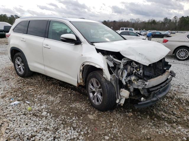 5TDKKRFH0FS052190 - 2015 TOYOTA HIGHLANDER XLE თეთრი ფოტო 4