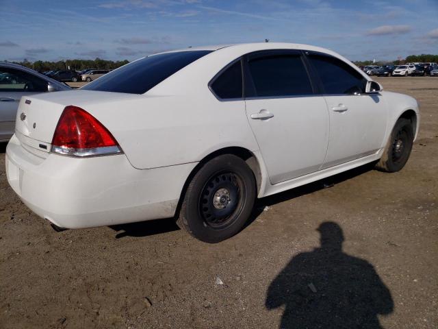 2G1WD5E3XD1204838 - 2013 CHEVROLET IMPALA POLICE WHITE photo 3