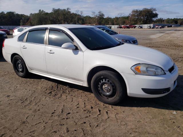 2G1WD5E3XD1204838 - 2013 CHEVROLET IMPALA POLICE WHITE photo 4