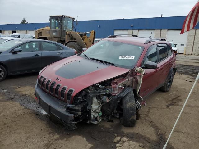 1C4PJMBS7EW276701 - 2014 JEEP CHEROKEE TRAILHAWK RED photo 1