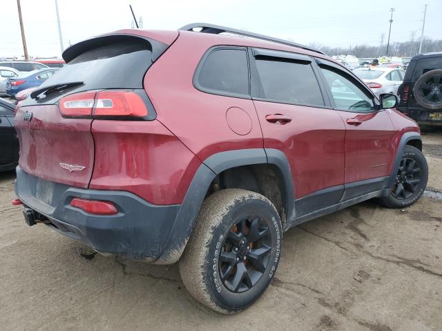 1C4PJMBS7EW276701 - 2014 JEEP CHEROKEE TRAILHAWK 红色 照片 3