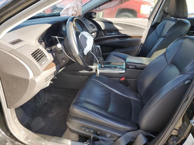 JH4KC1F99EC003687 - 2014 ACURA RLX ADVANCE შავი ფოტო 7