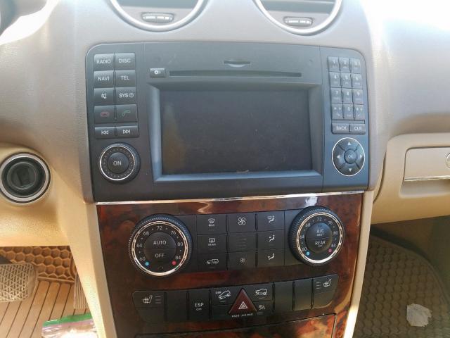 4JGBB8GB4BA702615 - 2011 MERCEDES-BENZ ML 350 4MATIC  photo 9