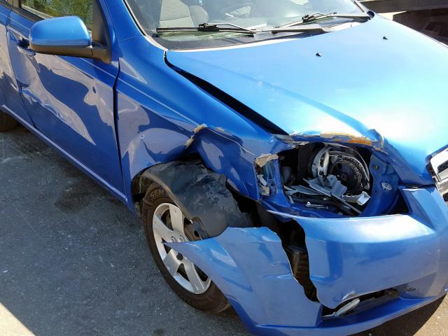 KL1TD5DE3AB111515 - 2010 CHEVROLET AVEO LS  ფოტო 9