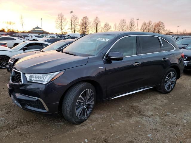 5J8YD7H5XKL001238 - 2019 ACURA MDX SPORT HYBRID TECHNOLOGY CHARCOAL photo 1
