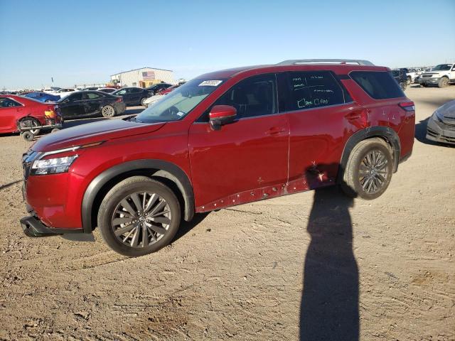 5N1DR3CB5NC226056 - 2022 NISSAN PATHFINDER SL RED photo 1