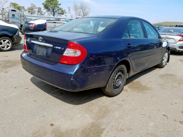 4T1BE30K54U301046 - 2004 TOYOTA CAMRY LE  photo 4