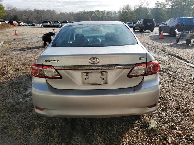 5YFBU4EE6DP117280 - 2013 TOYOTA COROLLA BA SILVER photo 6