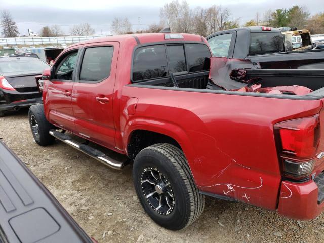 3TMCZ5AN1KM287889 - 2019 TOYOTA TACOMA DOUBLE CAB RED photo 2