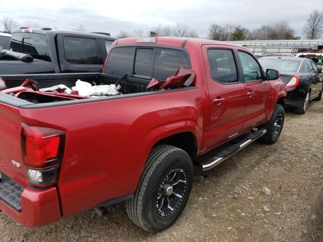 3TMCZ5AN1KM287889 - 2019 TOYOTA TACOMA DOUBLE CAB RED photo 3