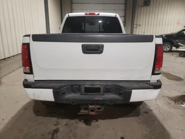 1GT125E81BF172502 - 2011 GMC SIERRA K2500 DENALI WHITE photo 6