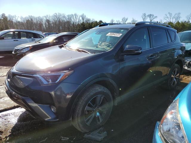 2T3RFREV9JW836451 - 2018 TOYOTA RAV4 ADVENTURE GRAY photo 1