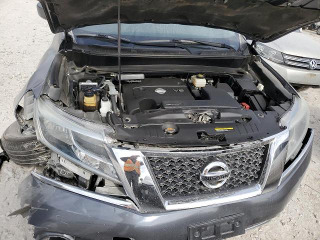 5N1AR2MN0EC644563 - 2014 NISSAN PATHFINDER S GRAY photo 12