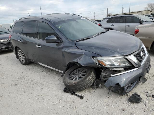 5N1AR2MN0EC644563 - 2014 NISSAN PATHFINDER S GRAY photo 4