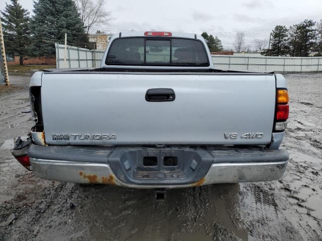 5TBBT4416YS065687 - 2000 TOYOTA TUNDRA ACCESS CAB SILVER photo 6