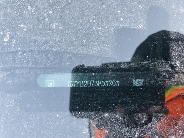 1G1YB2D73K5118011 - 2019 CHEVROLET CORVETTE STINGRAY 1LT BLACK photo 12