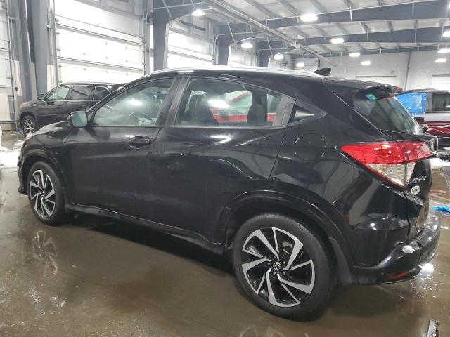 3CZRU6H10LG700476 - 2020 HONDA HR-V SPORT BLACK photo 2