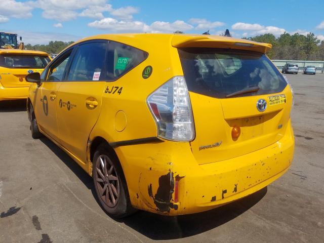 JTDZN3EU0EJ013130 - 2014 TOYOTA PRIUS V  photo 3