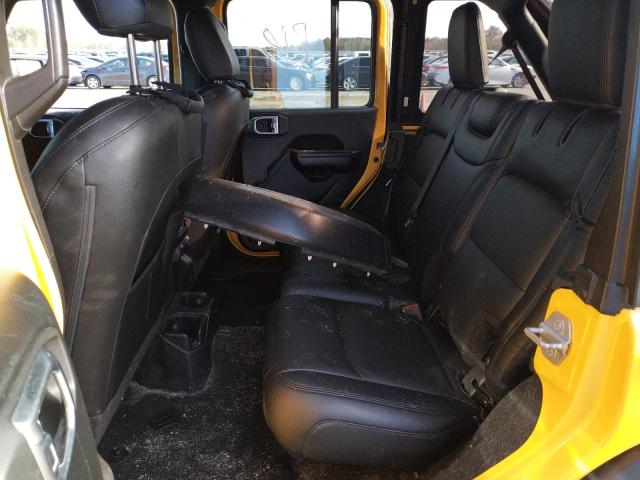 1C4HJXDG3LW169902 - 2020 JEEP WRANGLER U SPORT ყვითელი ფოტო 10