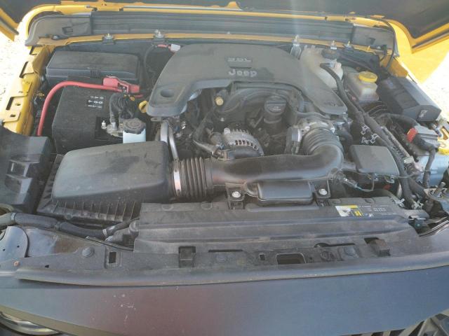 1C4HJXDG3LW169902 - 2020 JEEP WRANGLER U SPORT ყვითელი ფოტო 11