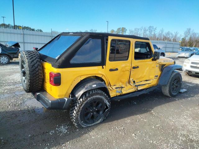 1C4HJXDG3LW169902 - 2020 JEEP WRANGLER U SPORT YELLOW photo 3