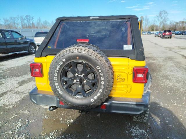 1C4HJXDG3LW169902 - 2020 JEEP WRANGLER U SPORT ყვითელი ფოტო 6